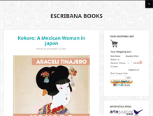 Tablet Screenshot of escribanabooks.com